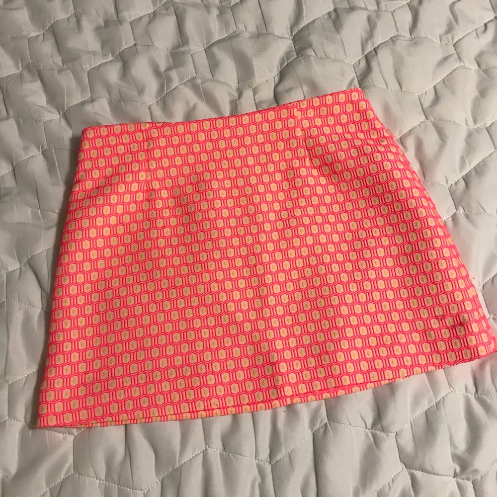 Lilly Pulitzer Pink & Yellow Skirt